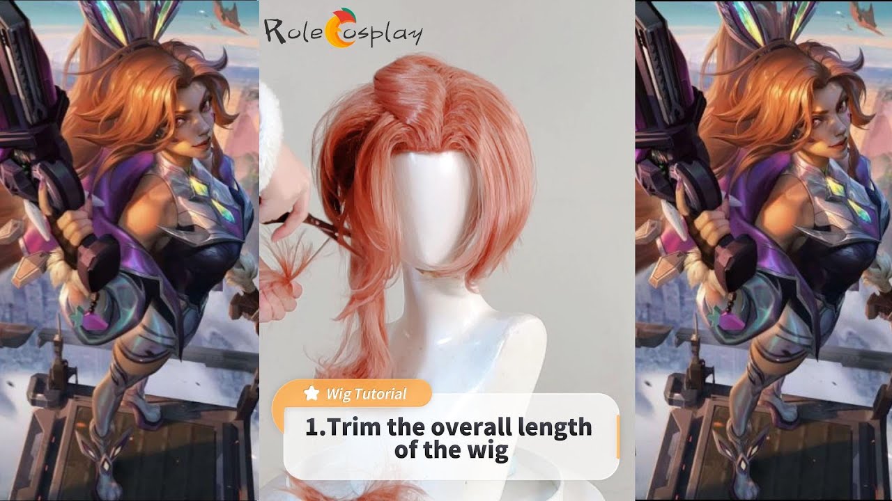 Wig Tutorial: LOL-The Anima Squad Battle Bunny Miss Fortune