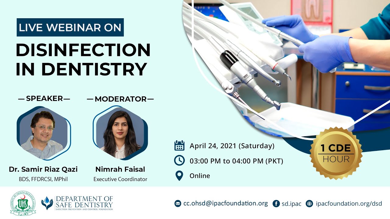 Disinfection in Dentistry