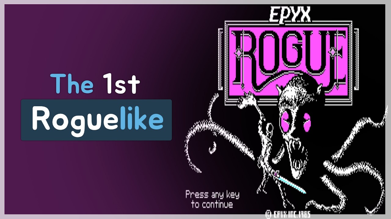 Я играл в Rogue, ПЕРВУЮ игру жанра Rogue-like в 2025 году