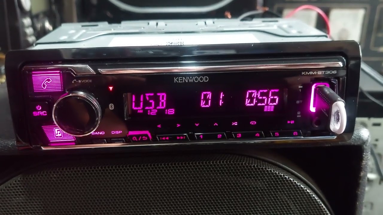head unit kenwood KMM-BT306