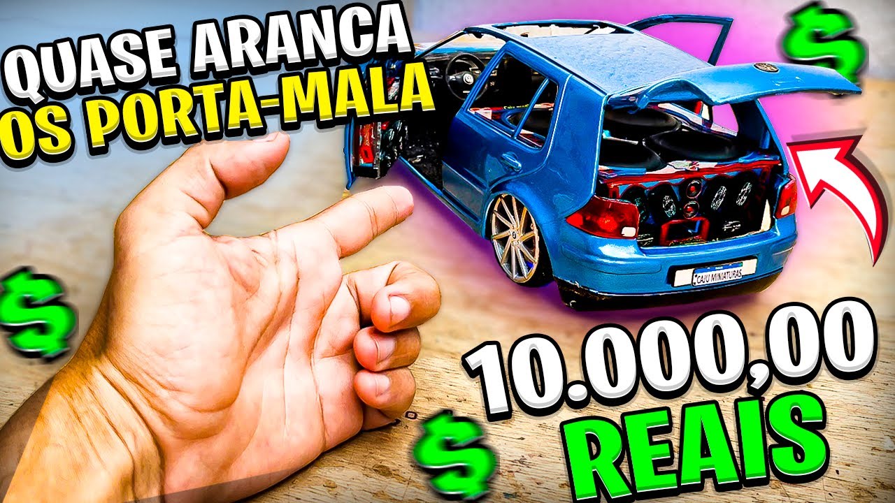 MINIATURA GOLF PERFEITA COM MAIS GRAVE NO BRASIL / TREME TUDO / GÊNIO