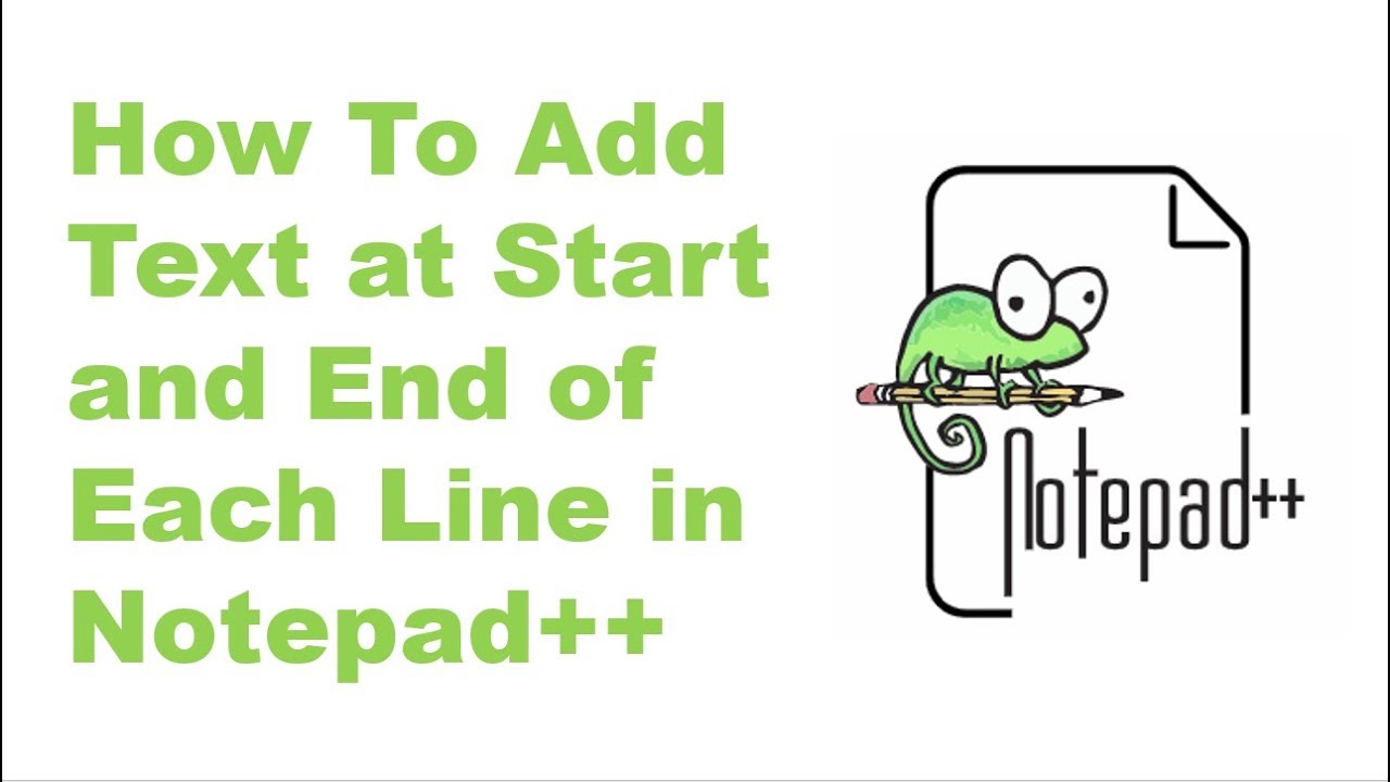 How To Add Text at Start and End of Each Line in Notepad++ ? || Notepad++ tips and tricks