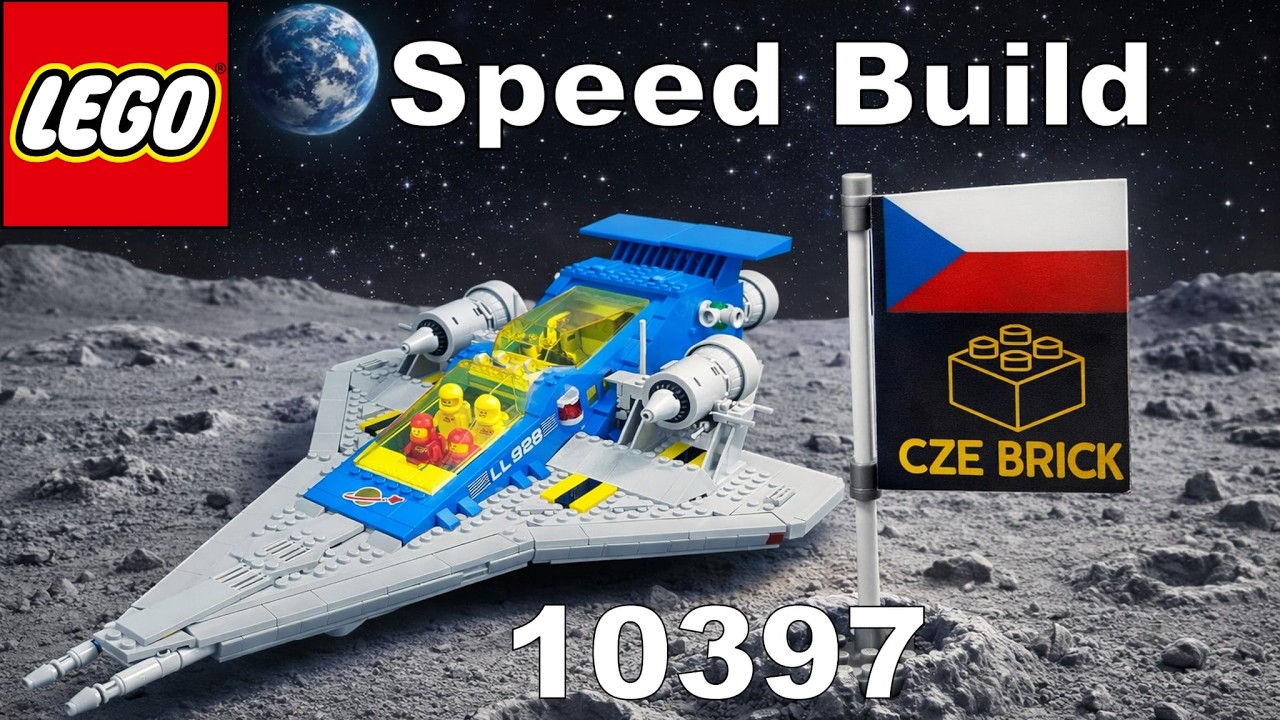 LEGO Classic Space 10497 Galaxy Explorer | Speed build | 4K