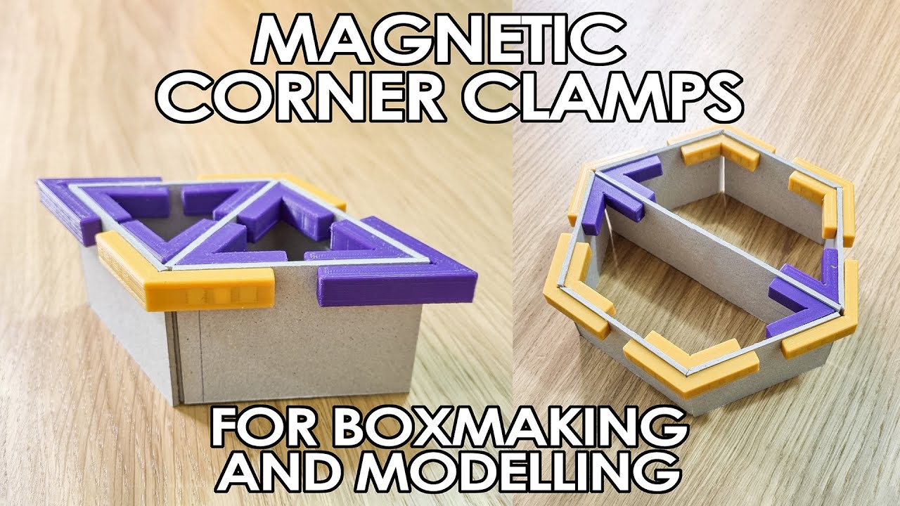 Magnetic Corner Clamps for Boxmaking and Modelling - iBookBinding