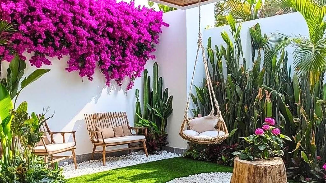 50 IDEIAS DE QUINTAIS PEQUENOS E ACONCHEGANTES | Quintal Pequeno e Aconchegante | Quintal com Jardim