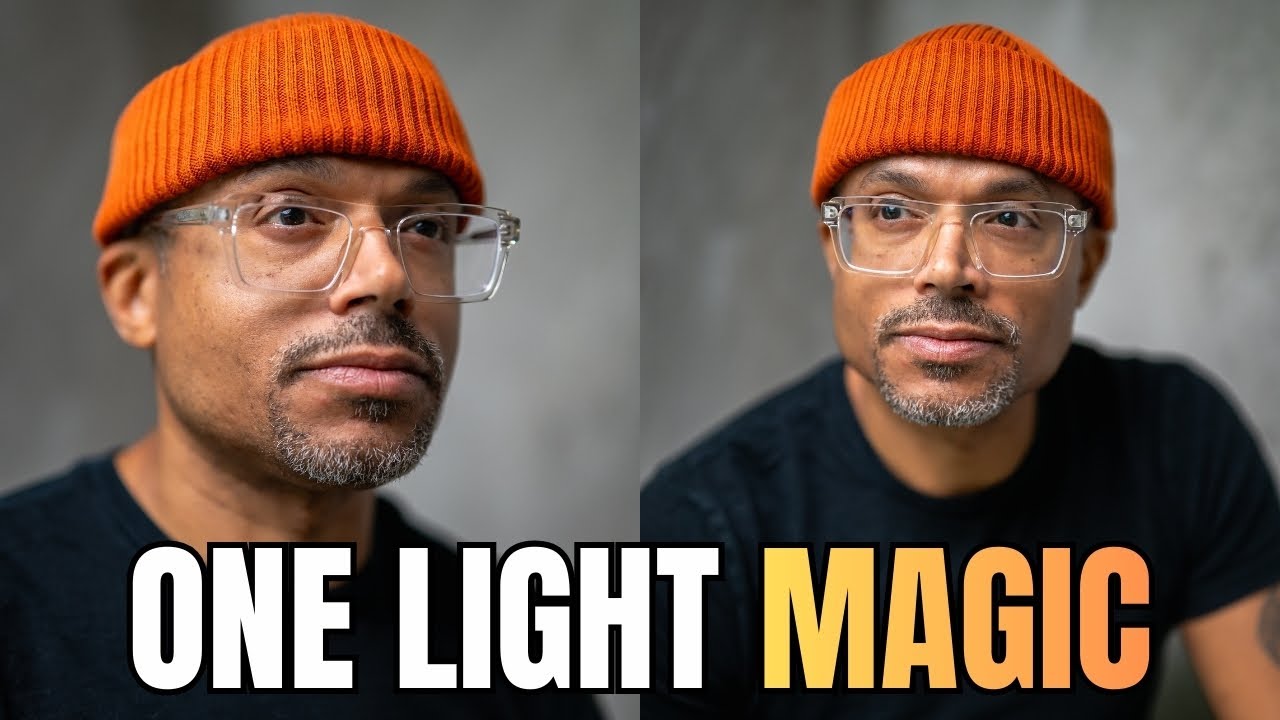 Get Perfect Self Portraits Using ONE Light | Ambitful 90cm Parabolic Softbox