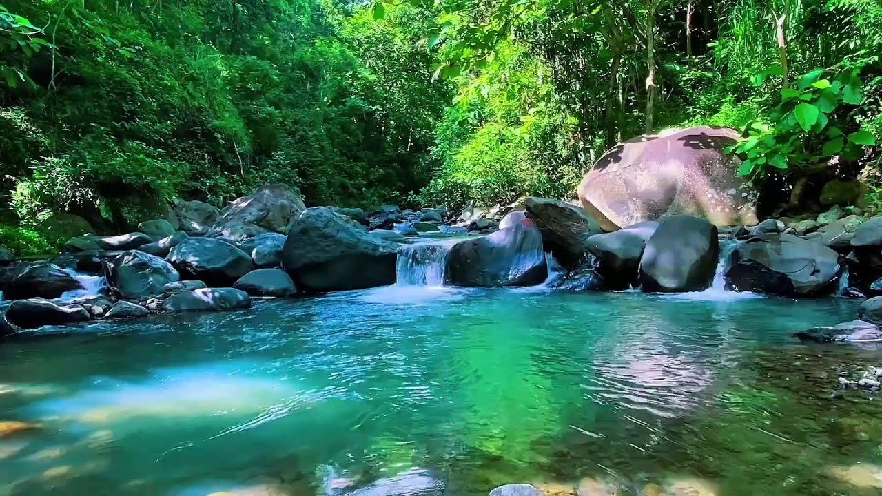{Pure Nature River Sounds Bukit Menoreh for Relaxation Sleep Meditation Yoga}