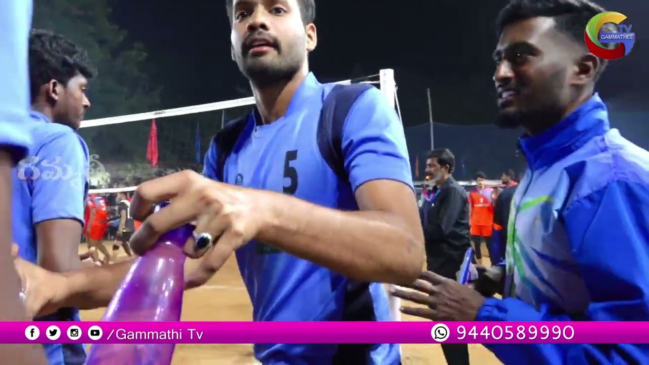 HYDARABAD & MAHABHUBNAGAR BOYS FINAL PART 02 || GAMMATHI TV A TO Z || Gammathi Tv Volleyball Games