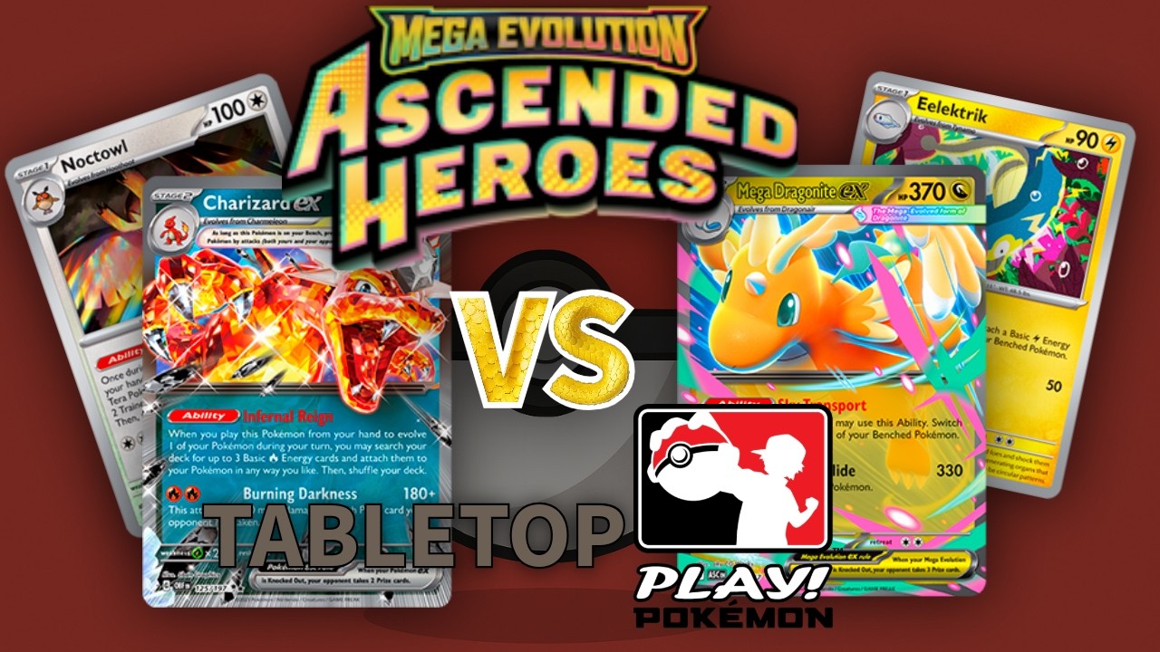 Charizard EX vs Mega Dragonite EX [Ascended Heroes]____Locals Tabletop