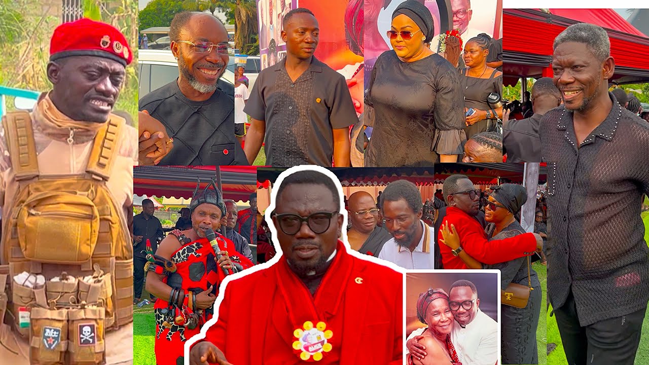 Lilwin,Vivian Jill,Agyako & All Kumawood Stars Storm Romantic Father’s Mother’s Funeral 