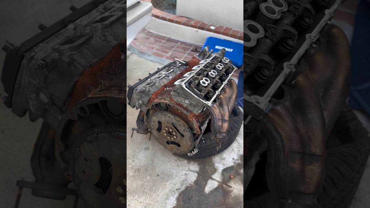 Finding the most rare junkyard engine ever !!! #short #engine #hemi #build #mechanic #viralvideo