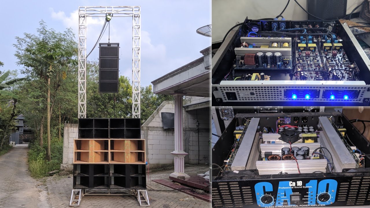 cek sound box w bin 18x4, power BD modulation class D.
