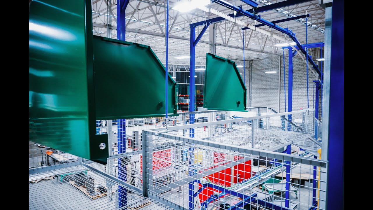 Línea de pintura en polvo para el sector industrial / Powder coating line for the industrial sector