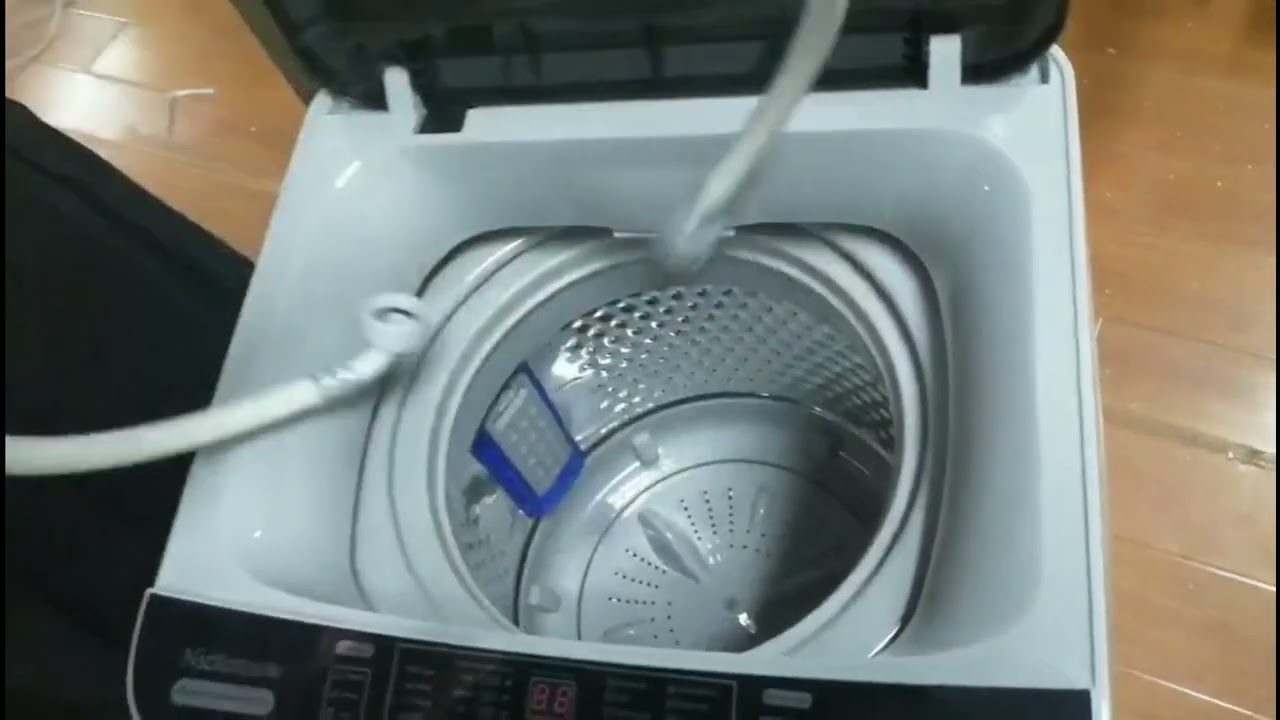 Nictemaw Full-Automatic Portable Washing Machine Review, Manual | Nictemaw Washing Machine Unboxing