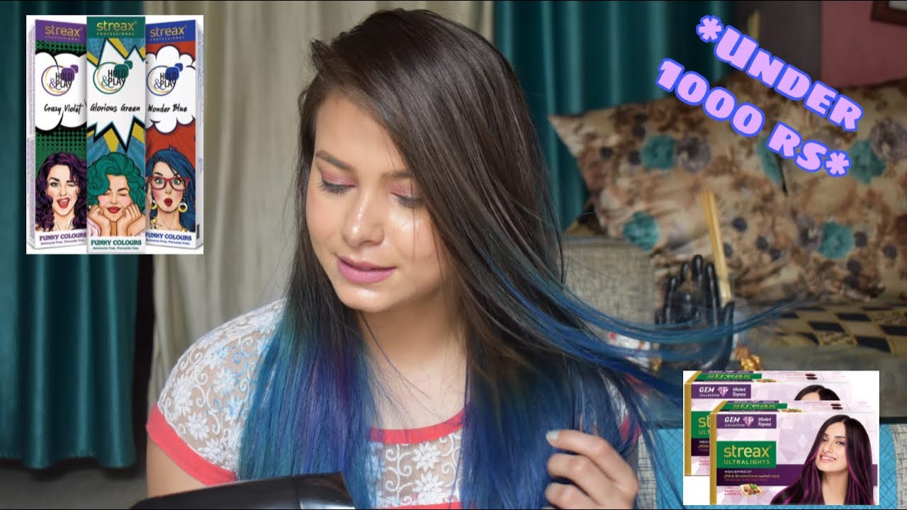 I dyed my hair Blue at home||TRANSFORMED MY HAIR UNDER 1K||😱