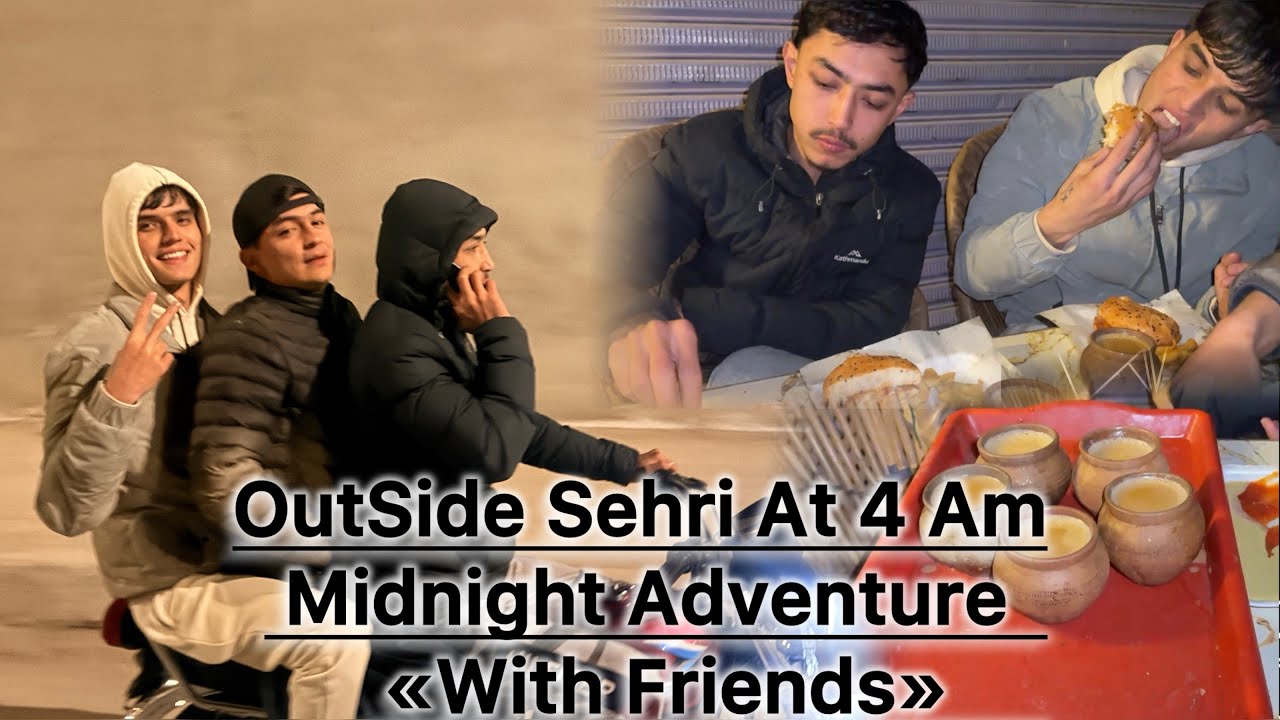 We Went Out For Sehri At 4 AM || Late Night Vlog..! 