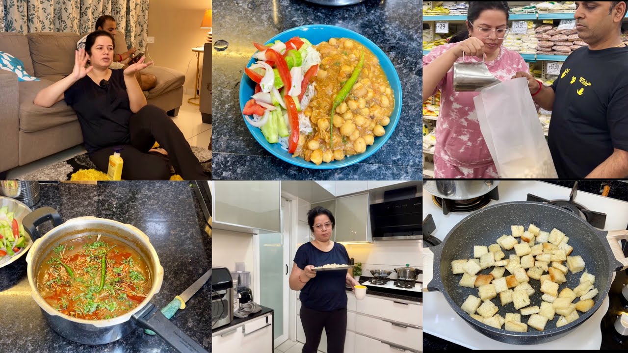 🏠New House Interior Update | Tasty Bread Snack Recipe, Chole Masala  #snack #chole