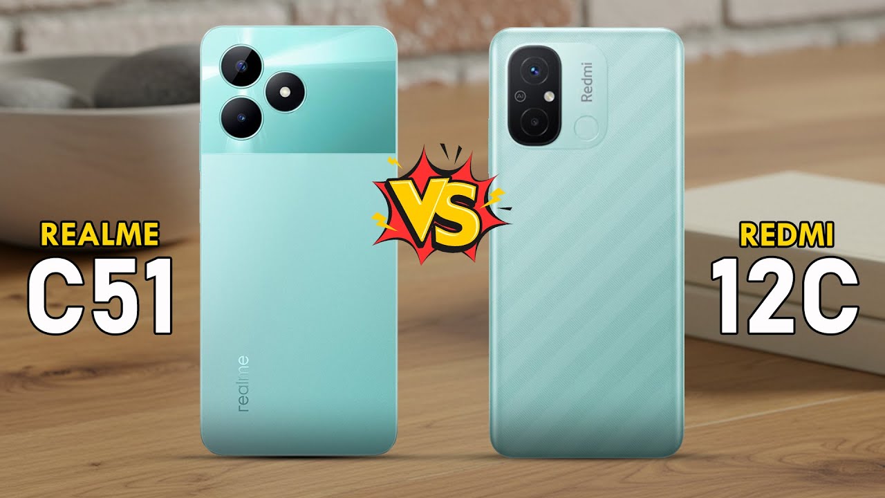 Realme C51 vs Redmi 12C