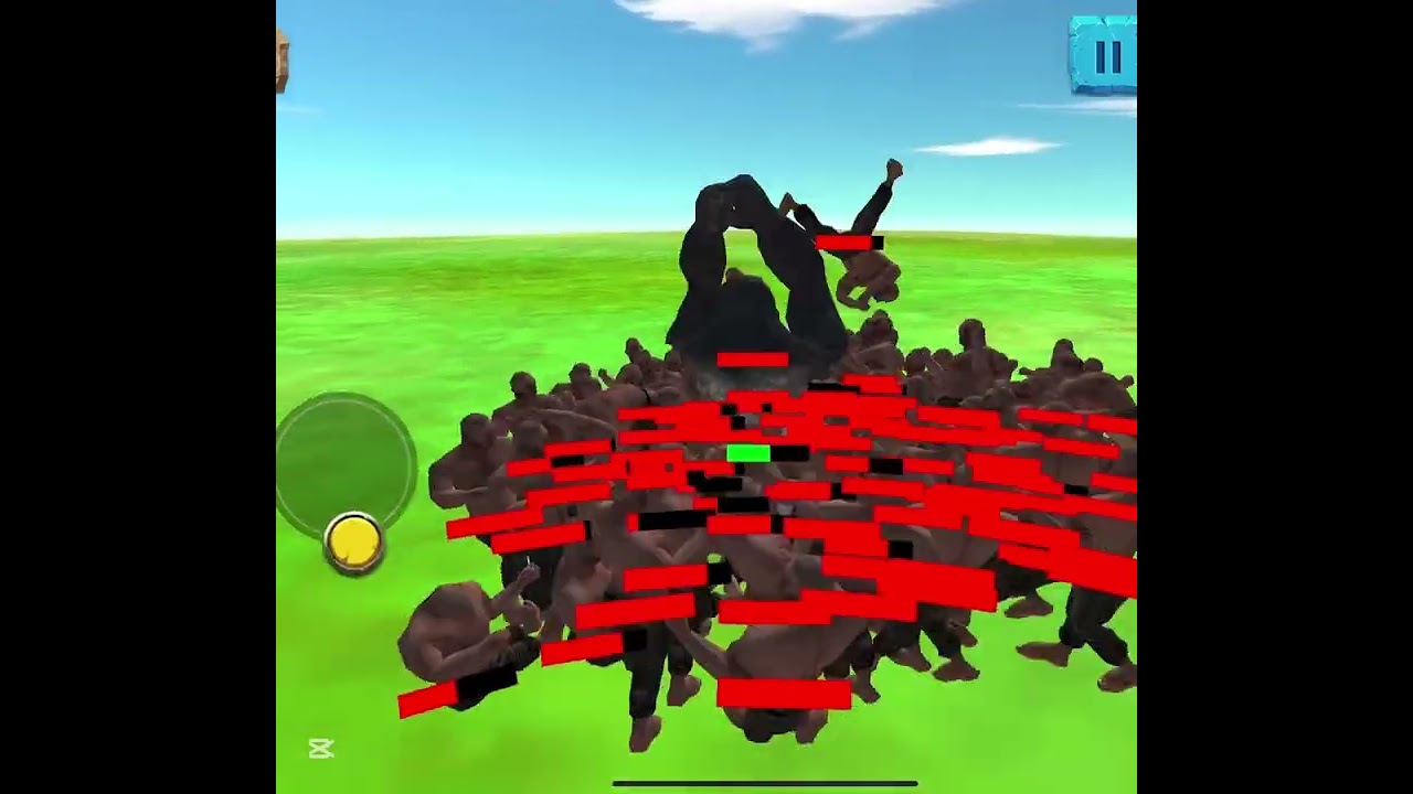 100 men vs 1 silverback gorilla in ARBS