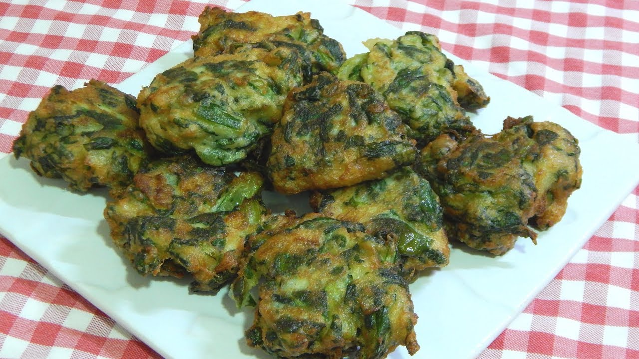 Cómo hacer buñuelos de acelga Receta muy fácil y deliciosa