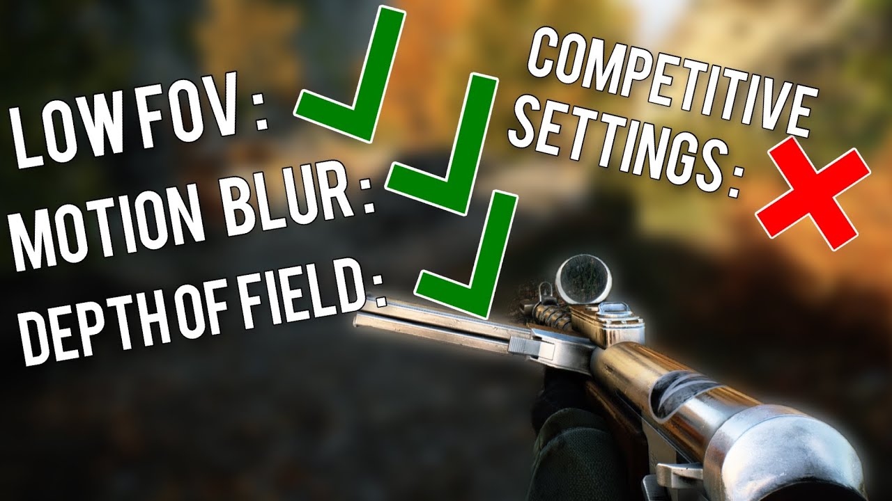 Battlefield V but with default settings