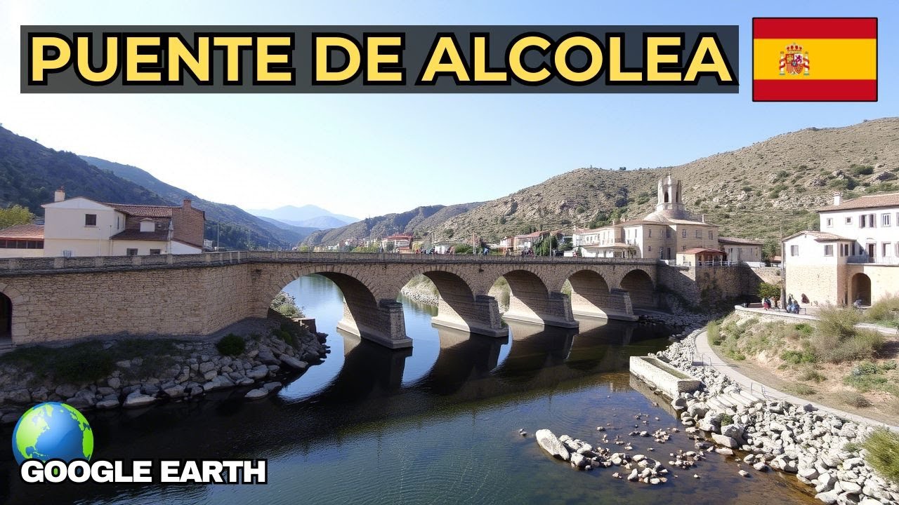 Flying Over Puente de Alcolea: 1868 Battle Site! 🌉✈️