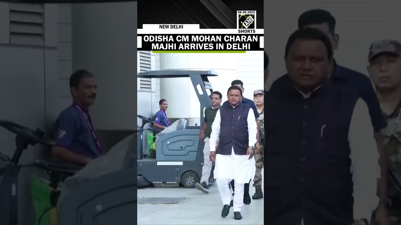 Odisha CM Mohan Charan Majhi arrives in Delhi