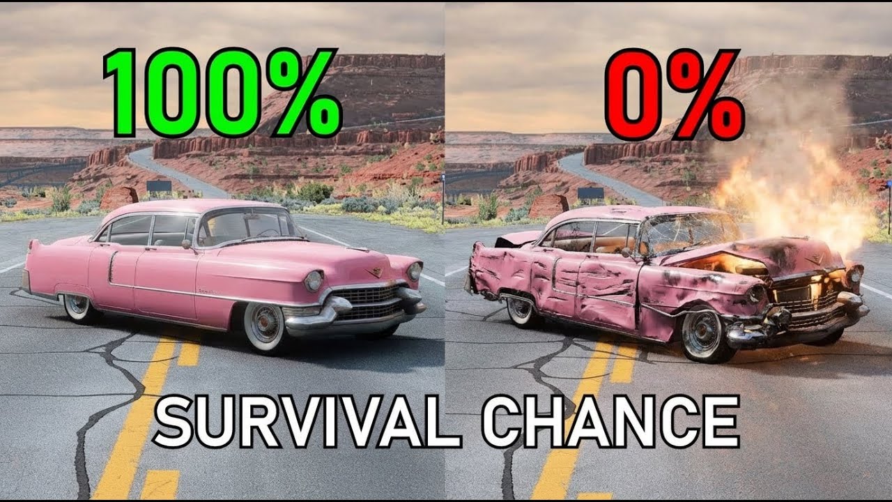 Realistic Survival Chance Crash Testing Ep.21 | BeamNG.drive