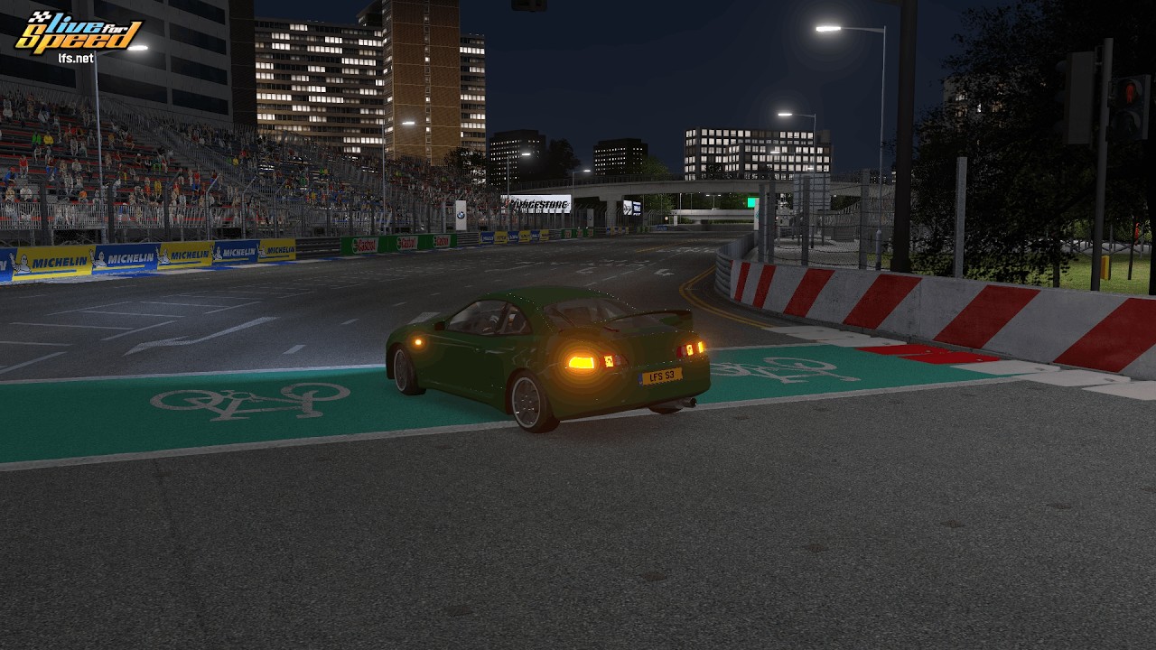 Live for Speed S3 0.8 Cars #6 - RB4 GT (RB4) on South City Classic Reverse