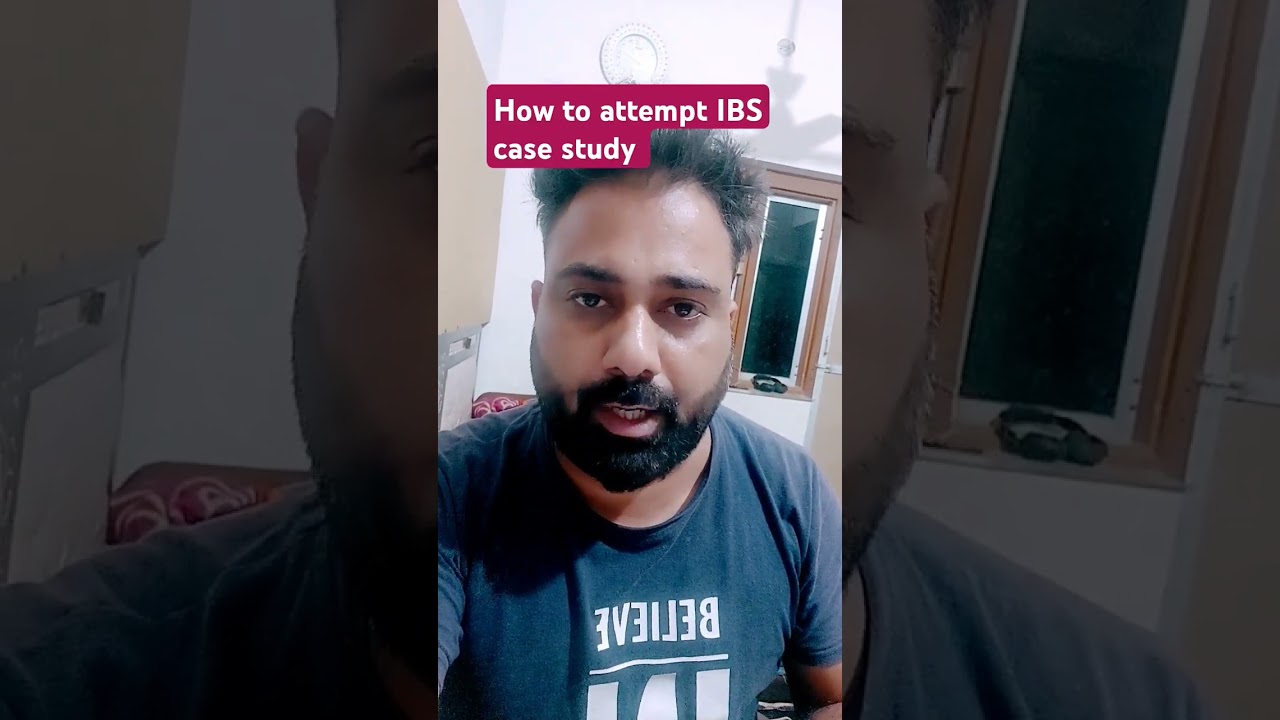 How to attempt ca final ibs case study 