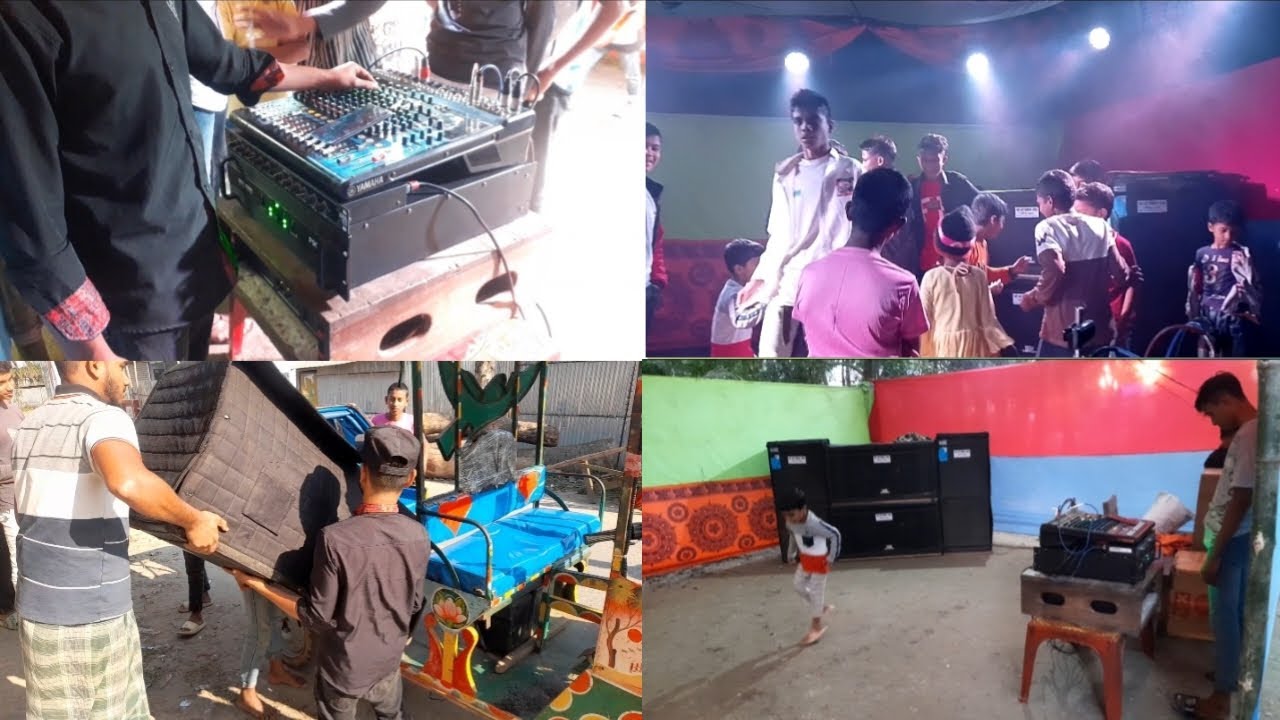 ডিজে সাউন্ড বক্স Djj Pratty ২পিয়ার বক্স বাড়া ডিজে প্রগরাম Rcf & Jbl Sound Syestem