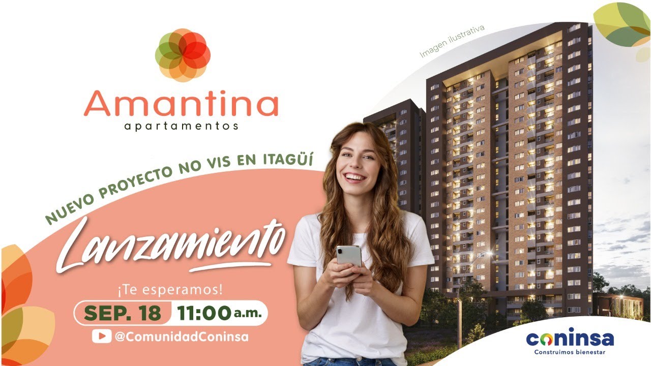 Lanzamiento Amantina apartamentos – Nuevo proyecto en Itagüí