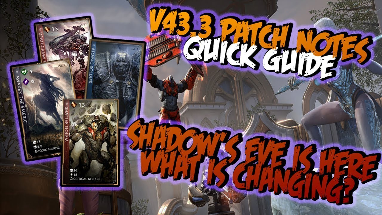 Paragon | V43.3 Patch Notes - Cards And Hero Changes | Paragon Gamplay