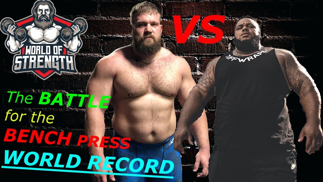 KIRILL SARYCHEV VS JULIUS MADDOX !! THE BATTLE for the BENCH PRESS WORLD RECORD !!