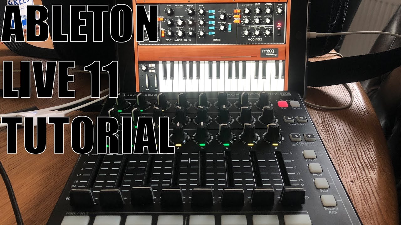 Ableton Live 11 + iOS ‎Minimoog Model D Synthesizer + External Midi Controller