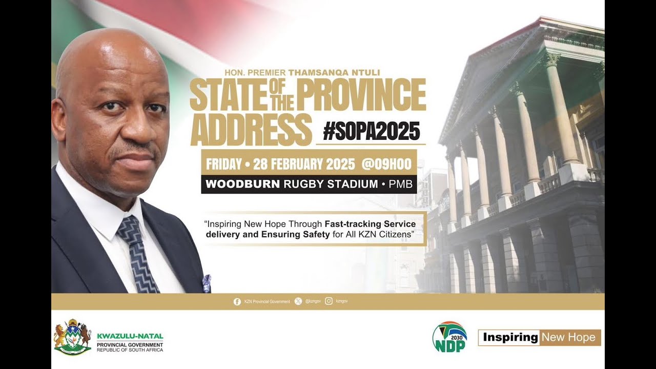 KZN premier delivers 2025 SOPA