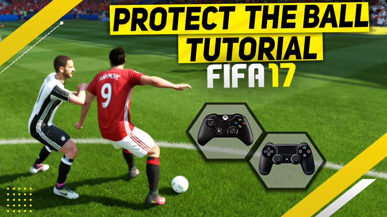 FIFA 17 ATTACKING TECHNIQUES TUTORIAL - HOW TO SCORE EASY GOALS WITH THE NEW SHIELDING TRICK