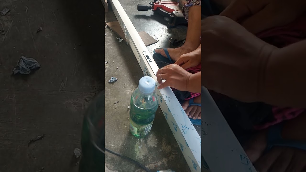 cara mengelupas plastik Alumunium yang susah ngelupas