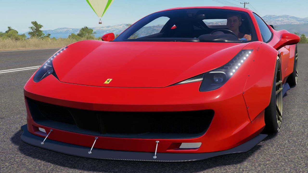 Ferrari 458 Italia 2009 (Liberty Walk BodyKit) - Forza Horizon 3 - Test Drive Free Roam Gameplay