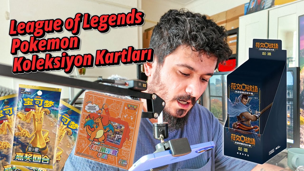 League of Legends ve Pokemon Çince Kartları Açıyoruz!