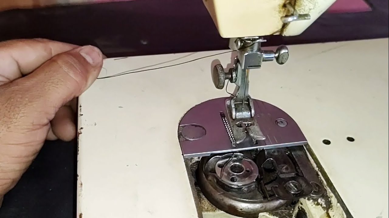 máquina de costura quebrando agulha como resolver