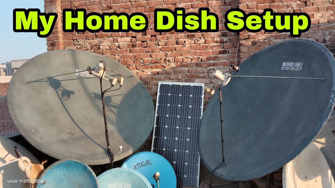 My Home Dish Setup 😊 6 feet dish size || 24-10-2022.
