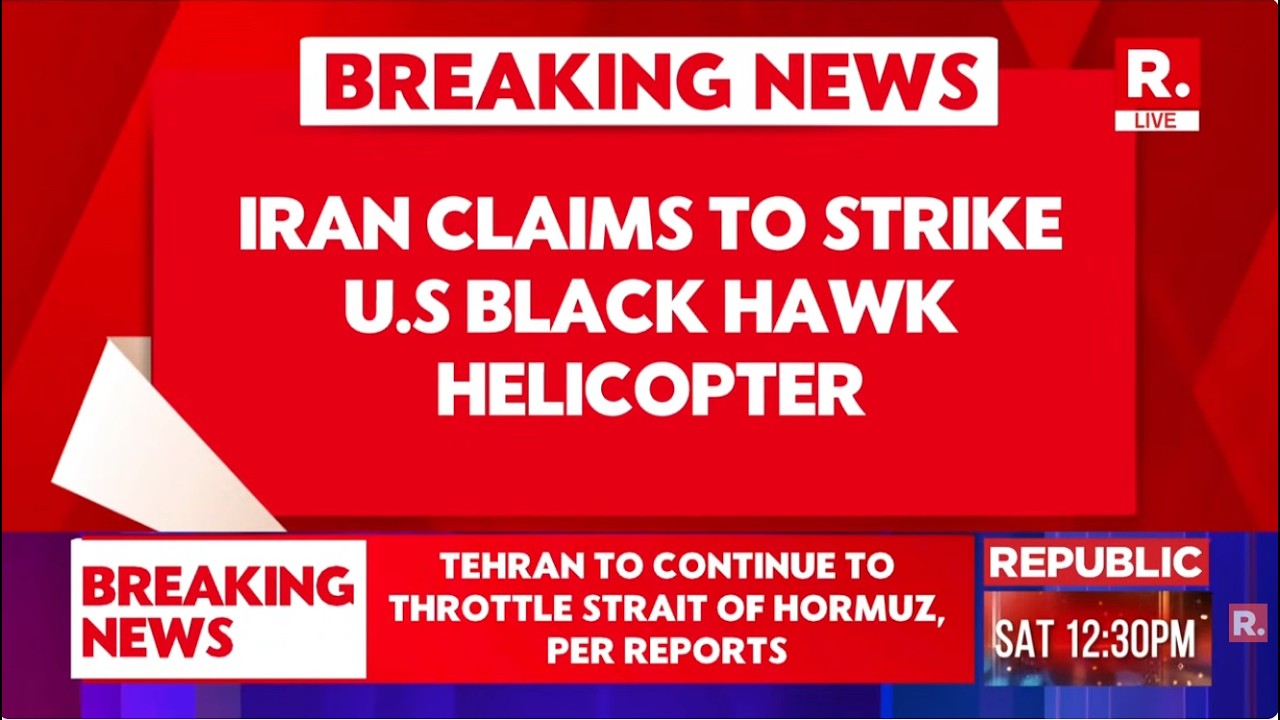 US-Iran War LIVE Updates: Tehran Releases Video Of Helicopter Shot Down By IRGC