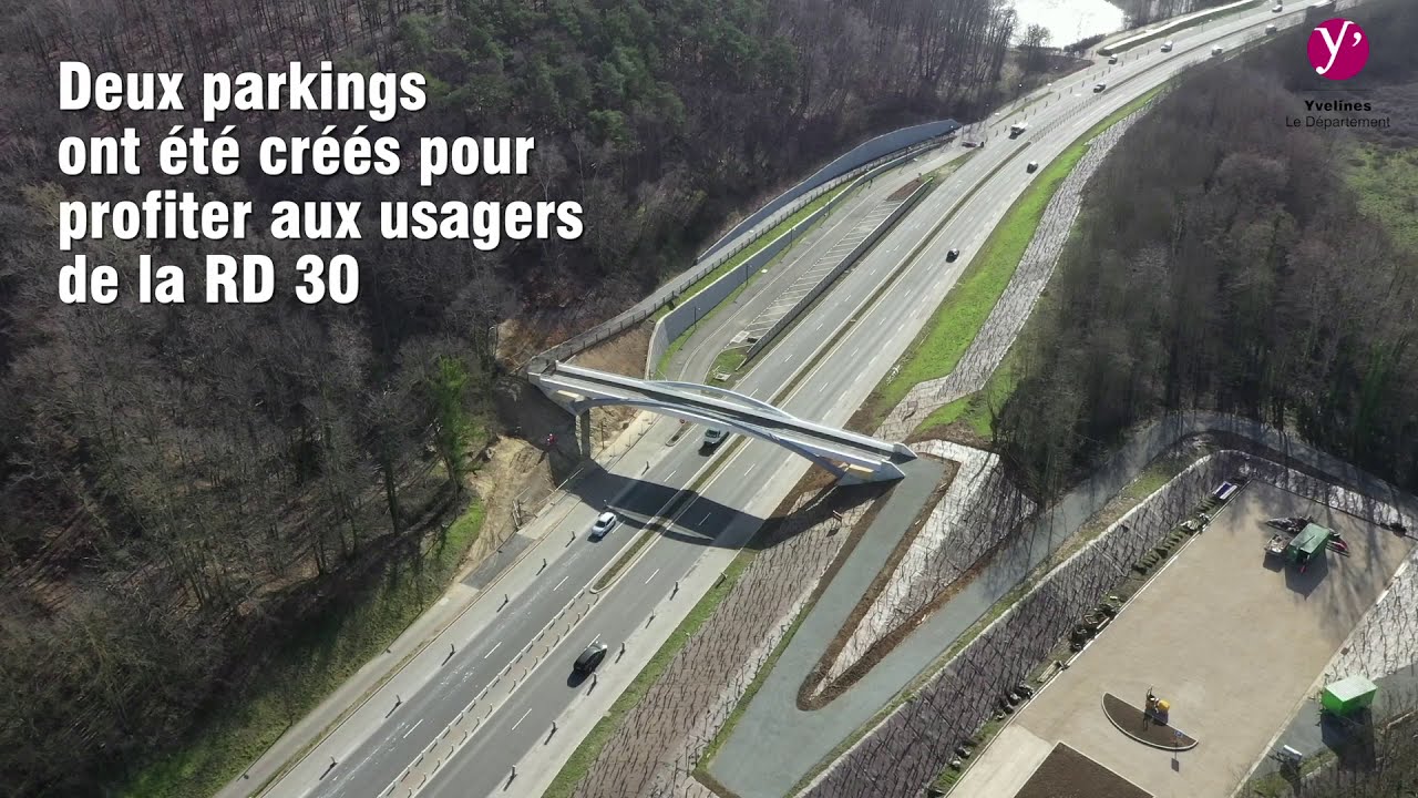 Une nouvelle passerelle piétons-cycles à Plaisir