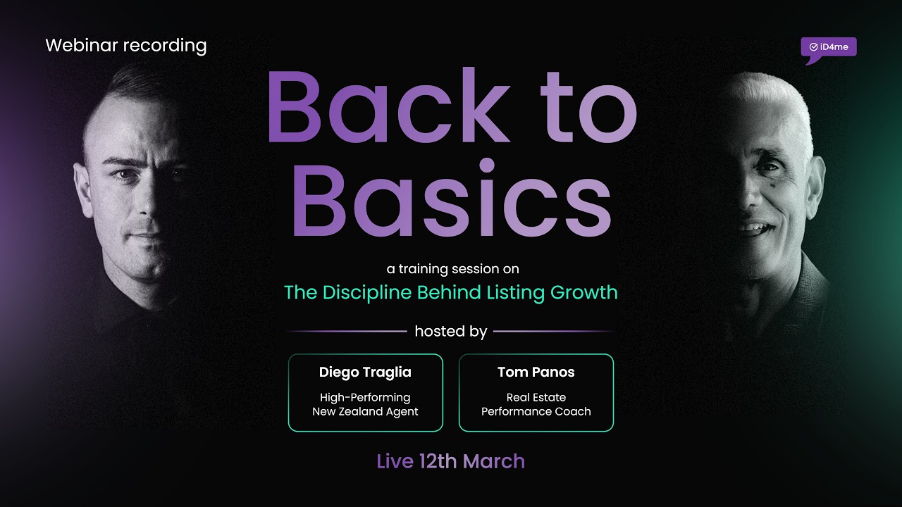 Back to Basics: The Discipline Behind Listing Growth Live Training with Tom Panos & Diego Traglia