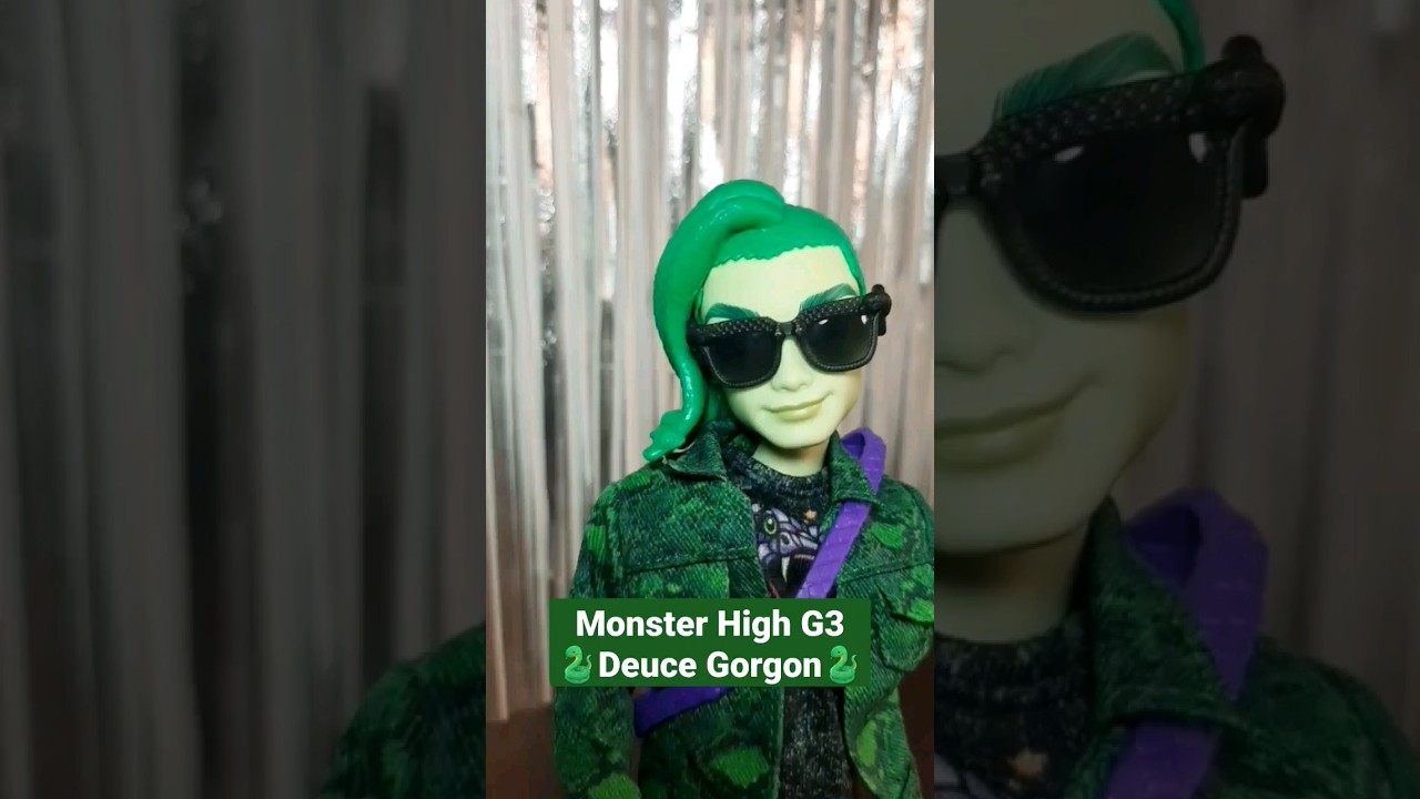 Vistazo r&aacute;pido: Mu&ntilde;eco Deuce Gorgon de Monster High G3.😎🐍