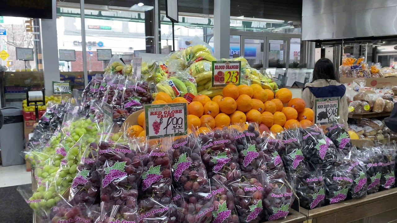 ⁴ᴷ⁶⁰ Walking NYC : Tashkent Supermarket, Brighton Beach, Brooklyn (AMAZING UZBEK STORE)