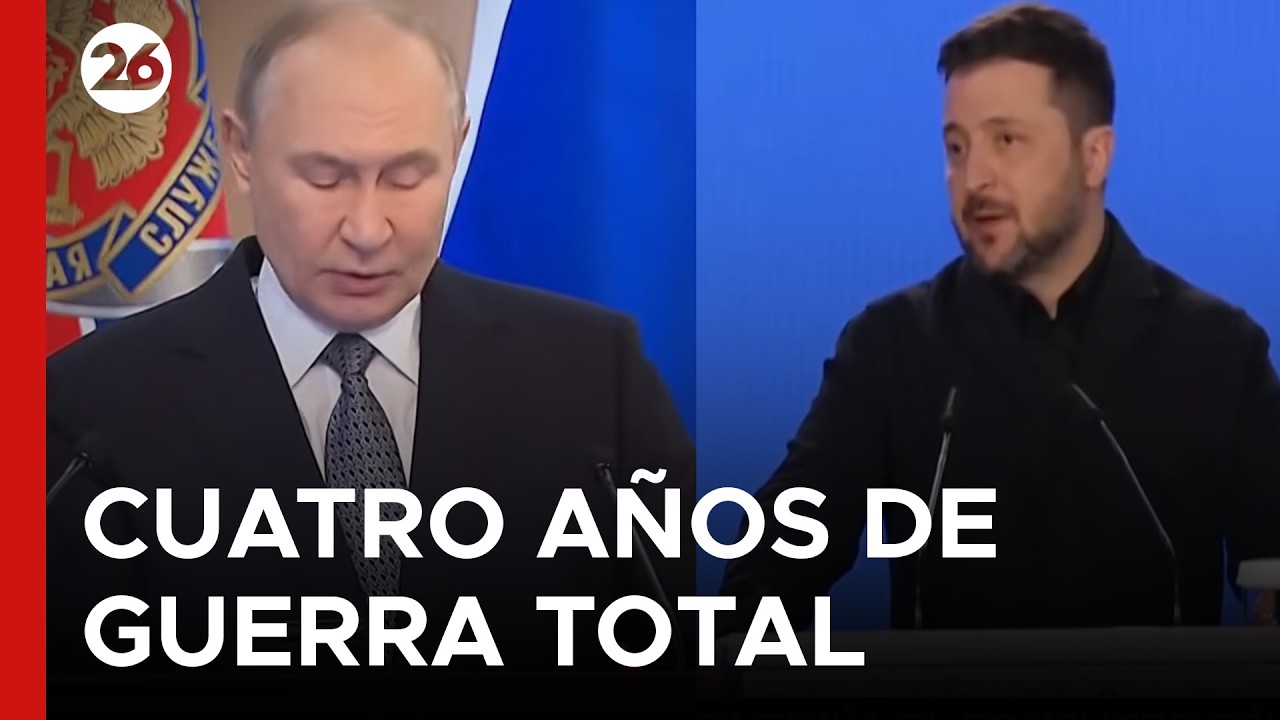 🇺🇦 GUERRA EN UCRANIA | 4 años del conflicto con Rusia: muertes, amenazas y lejos de la paz