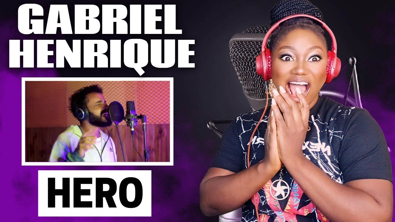 EPIC! 🤯 | GABRIEL HENRIQUE - HERO (COVER) REACTION!!!😱