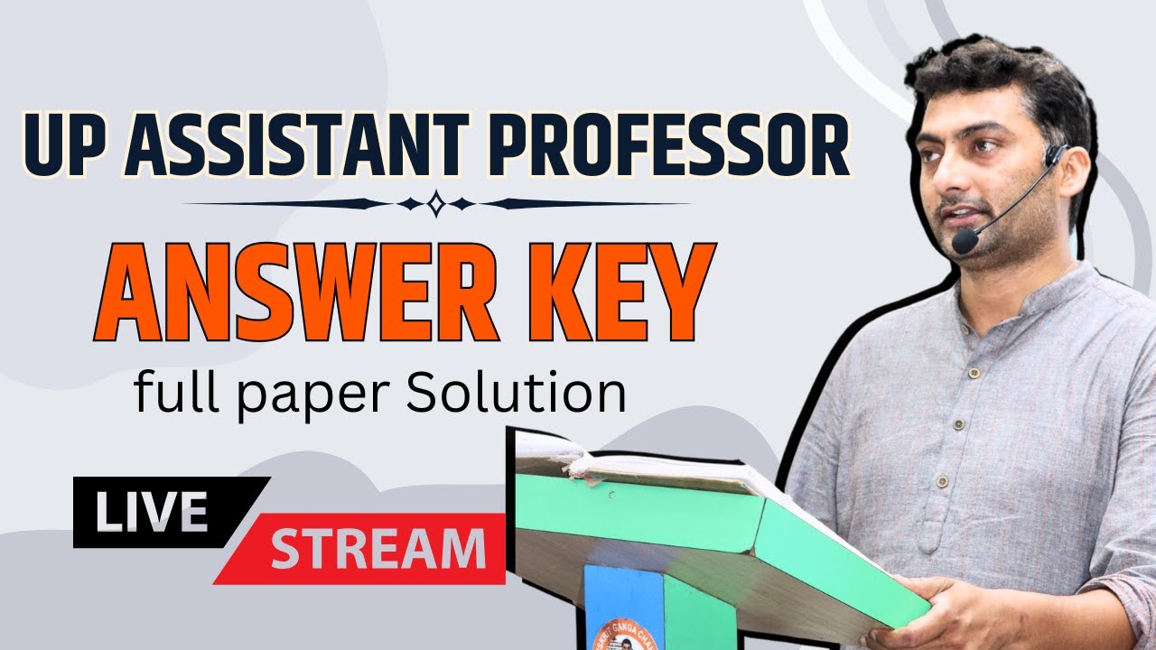 UP Assistant Professor | 16 April 2025 | 1st shift full paper Solution | Answer key | Sanskritganga